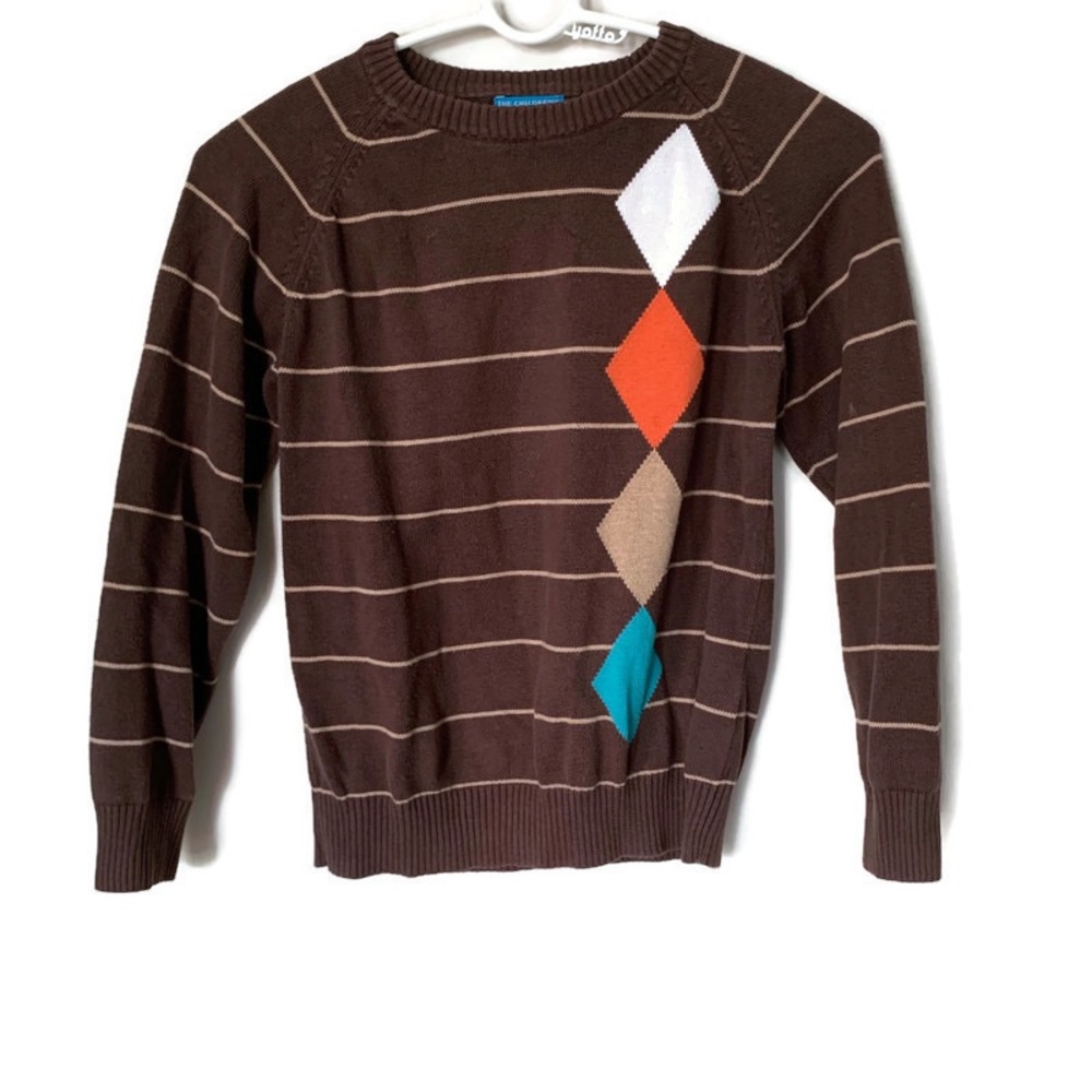 The Children's Place Brown Sweater size Medium 7/8